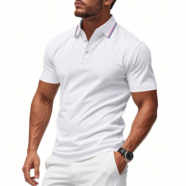 Herren Poloshirt mit modernem Kragen und feuchtigkeitsregulierender Technologie Echoarchiv