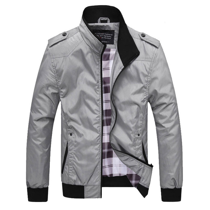 Herren leichter wasserabweisender Kapuzen-Softshellblouson mit Reißverschlusstaschen Echoarchiv