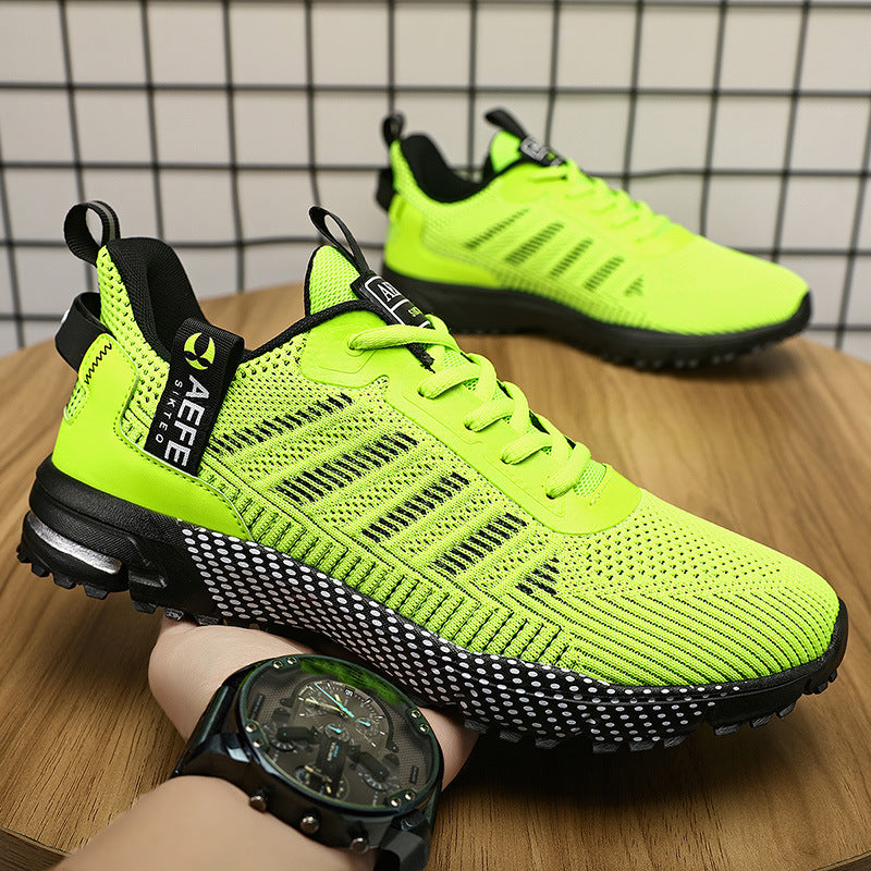 Unisex atmungsaktive Strick-Performance-Sneaker mit gepolsterter Air‑Zwischensohle – Norré