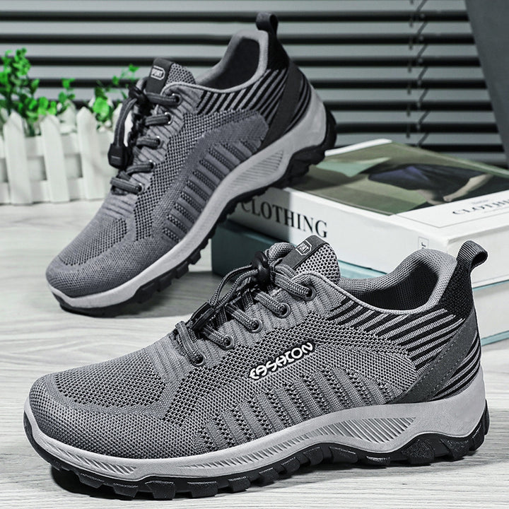 Herren nan flexible Mesh-Trailrunner mit stoßdämpfender EVA-Zwischensohle, Schnellzug-Schnürung und griffiger Outdoor-Profilsohle Echo Archiv