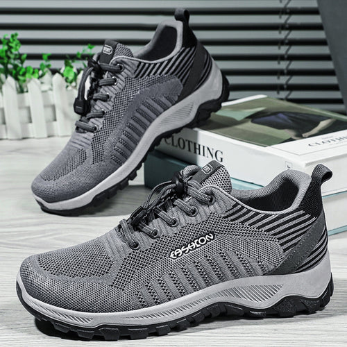 Herren nan flexible Mesh-Trailrunner mit stoßdämpfender EVA-Zwischensohle, Schnellzug-Schnürung und griffiger Outdoor-Profilsohle Echo Archiv
