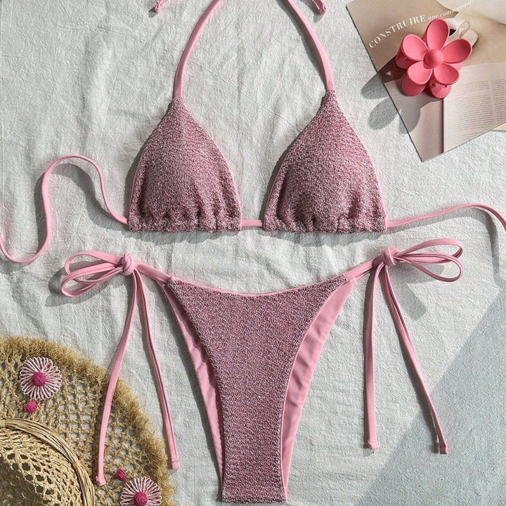 Damen Triangel-Bikini mit funkelnden Akzenten Echo Archiv
