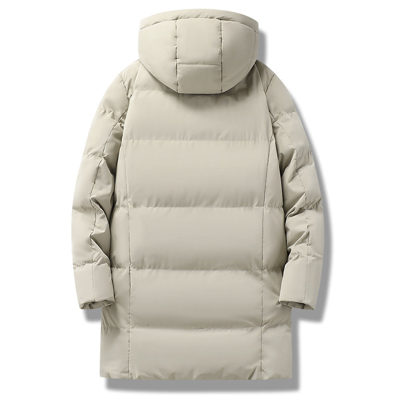 Herren langer gesteppter Winterparka mit Kapuze, wasserabweisender Außenhülle & wärmereflektierendem Innenfutter Echoarchiv