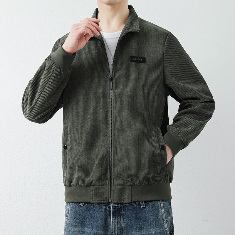 Herren Lässige Cordjacke Echo Archiv