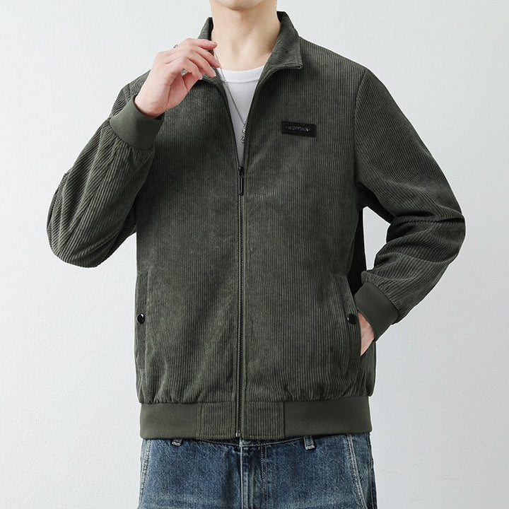 Herren Lässige Cordjacke Echo Archiv