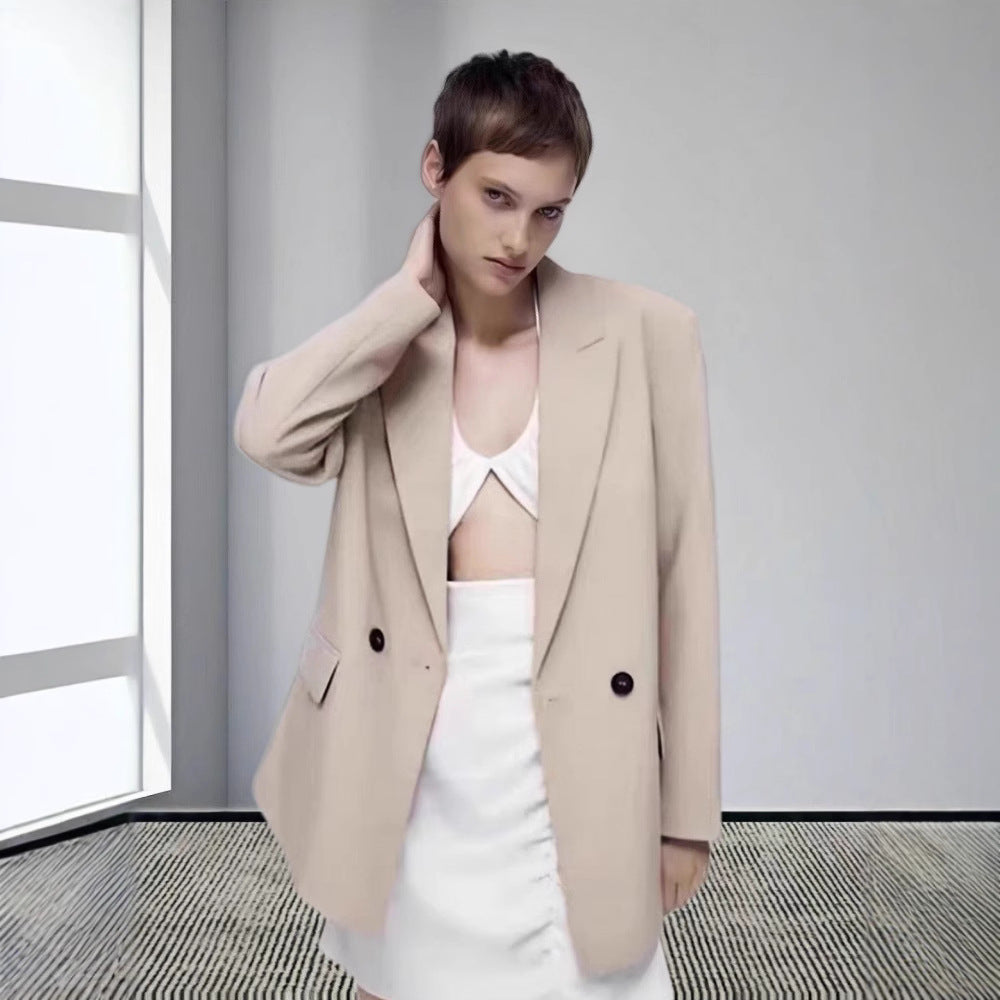 Damen Modischer und eleganter Oversized Blazer Echoarchiv