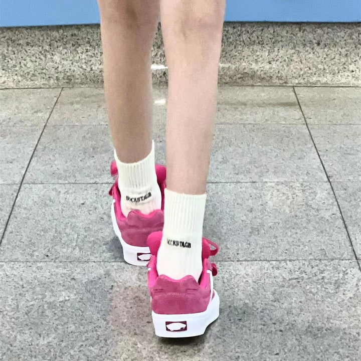 Damen Sneakers mit dekorativen Schleifen und komfortabler Sohle Echo Archiv