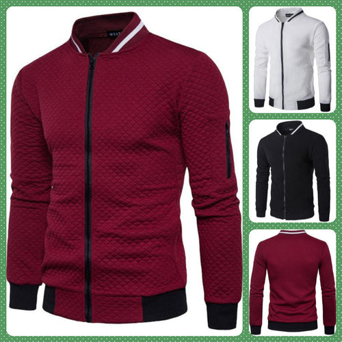 Herren Steppjacke mit hohem Kragen und praktischen Taschen Echoarchiv