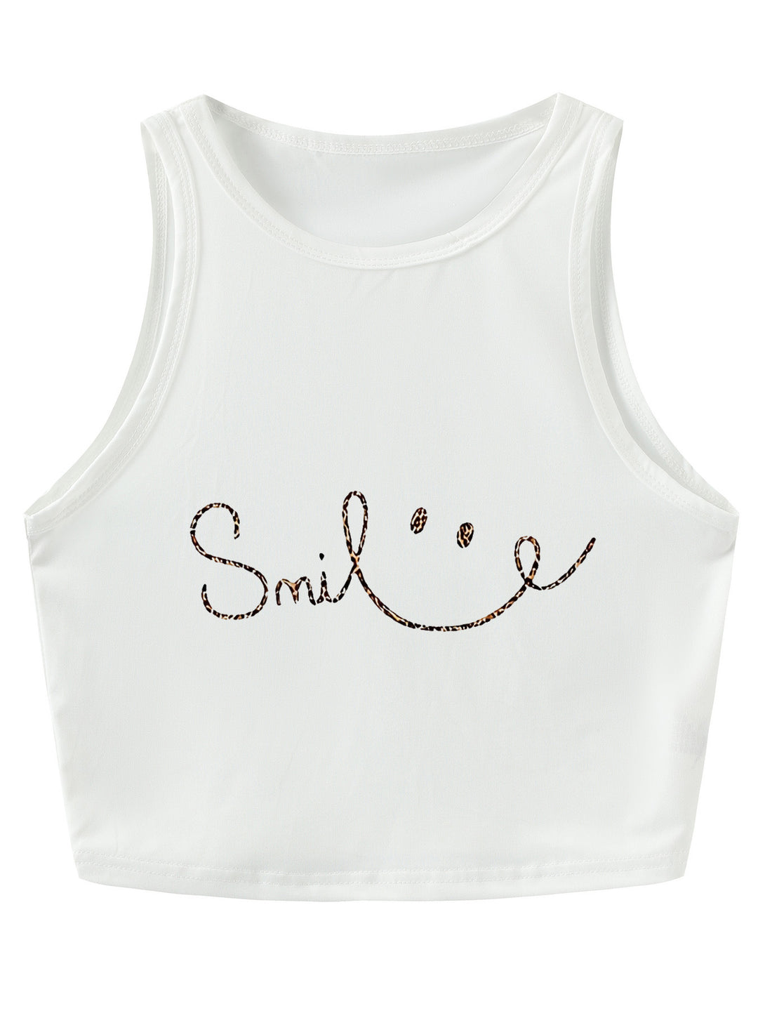 Damen Crop-Top mit kreativem Spruch und lässigem Schnitt Echo Archiv
