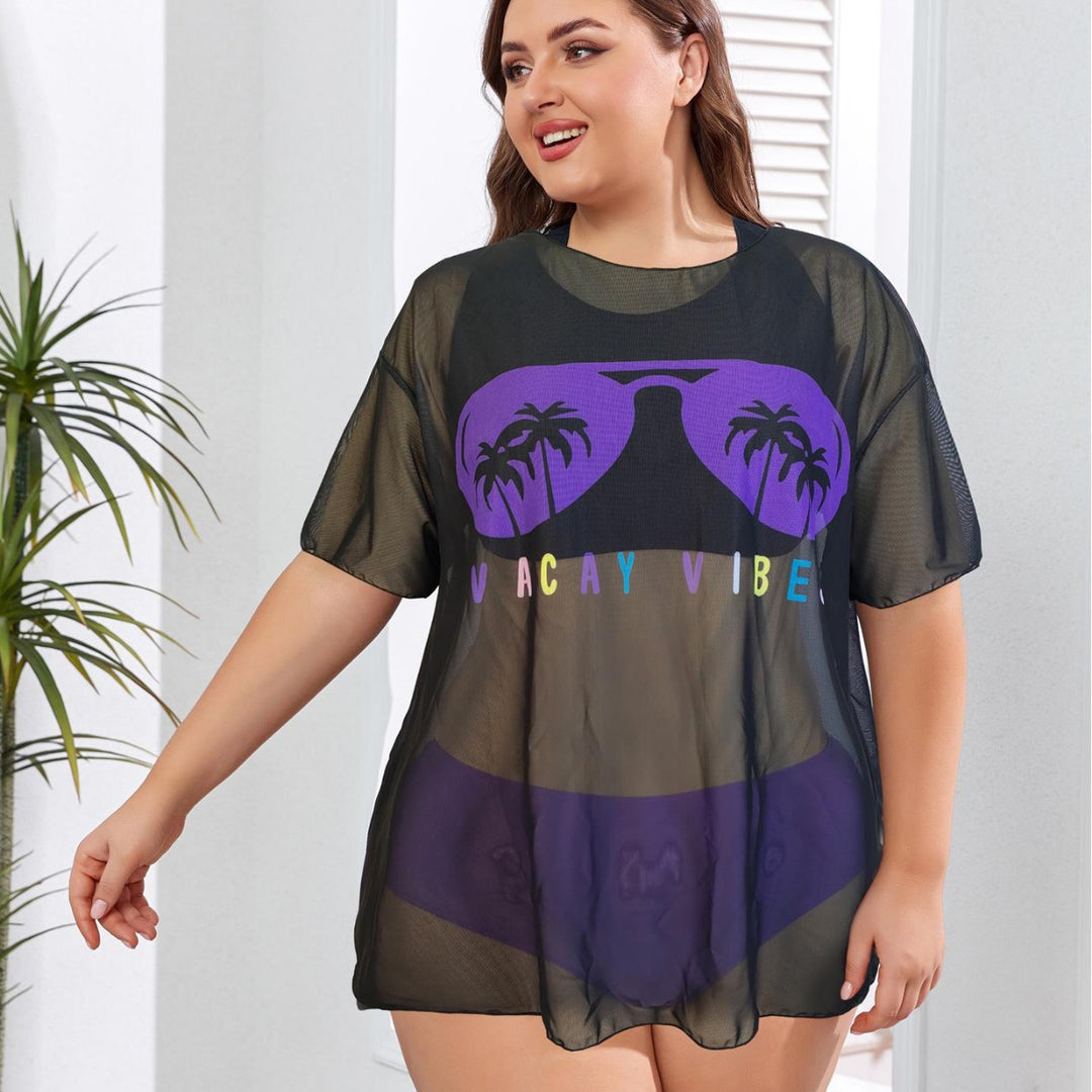 Damen Freizeit-Bikini-Set mit Netzoberteil Echo Archiv