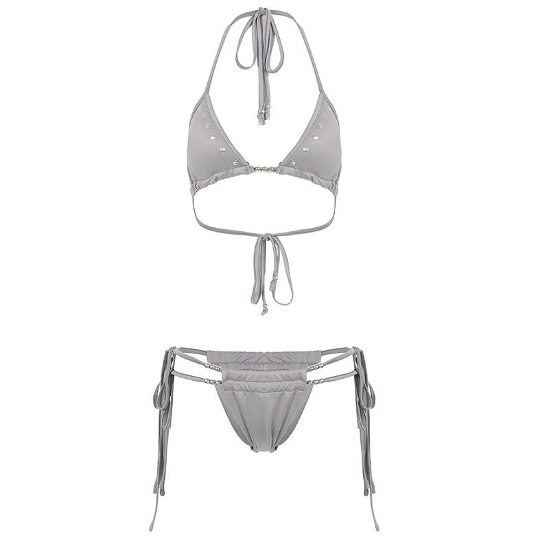 Damen Bikini-Set mit modischem Triangel-Design und verstellbaren Trägern Echo Archiv