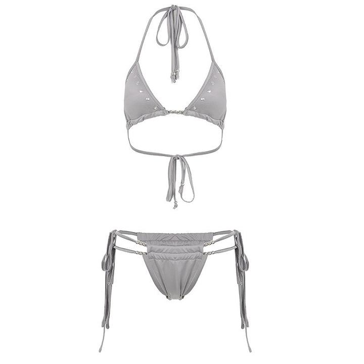 Damen Bikini-Set mit modischem Triangel-Design und verstellbaren Trägern Echo Archiv