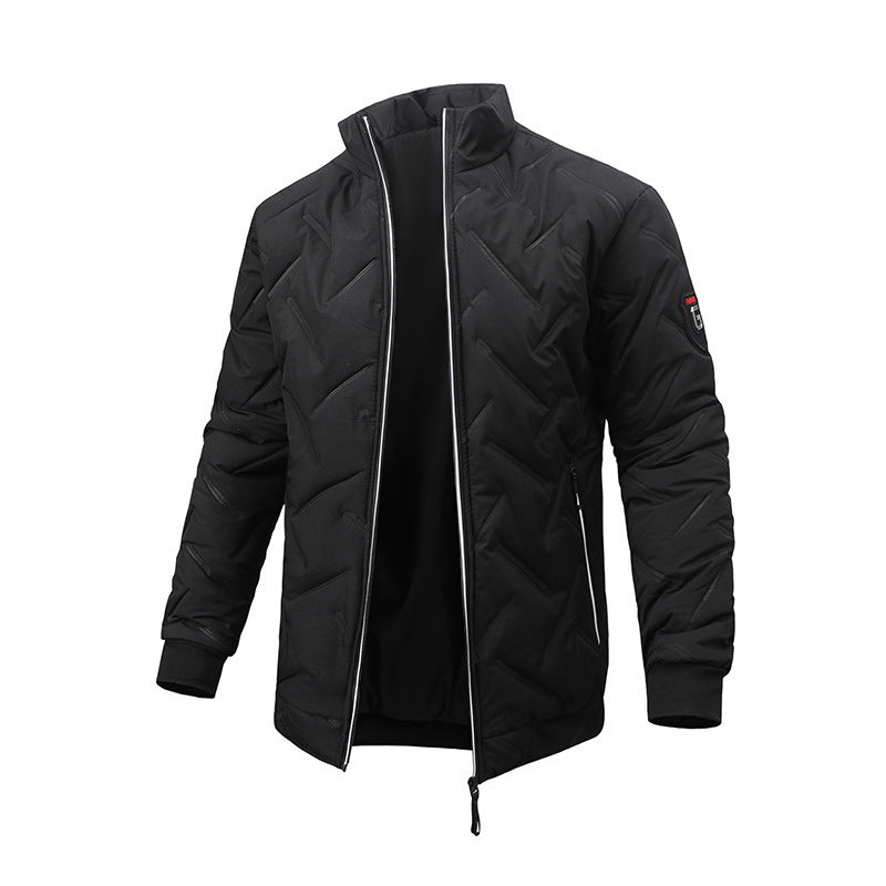 Herren Leichte Steppjacke mit hohem Kragen und praktischem Reißverschluss Echo Archiv