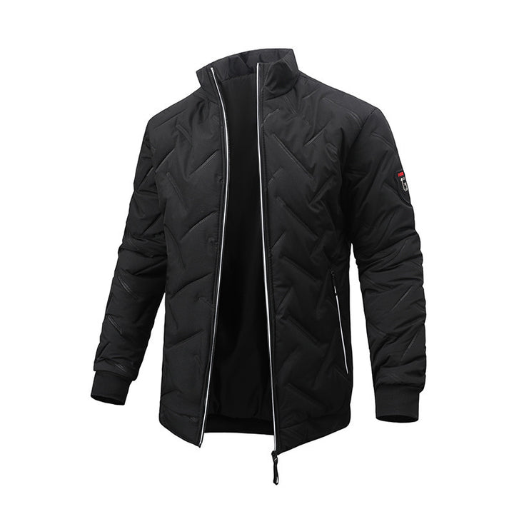 Herren Leichte Steppjacke mit hohem Kragen und praktischem Reißverschluss Echo Archiv
