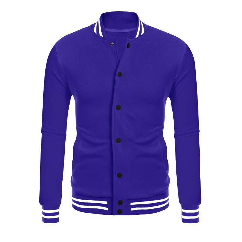 Herren Sportjacke mit kontrastierenden Bündchen und modernen Druckknöpfen Echoarchiv