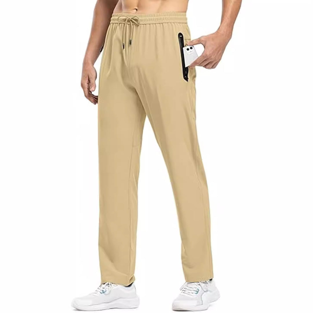 Herren Sportliche Freizeit-Hose mit seitlichen Reißverschlusstaschen Echoarchiv