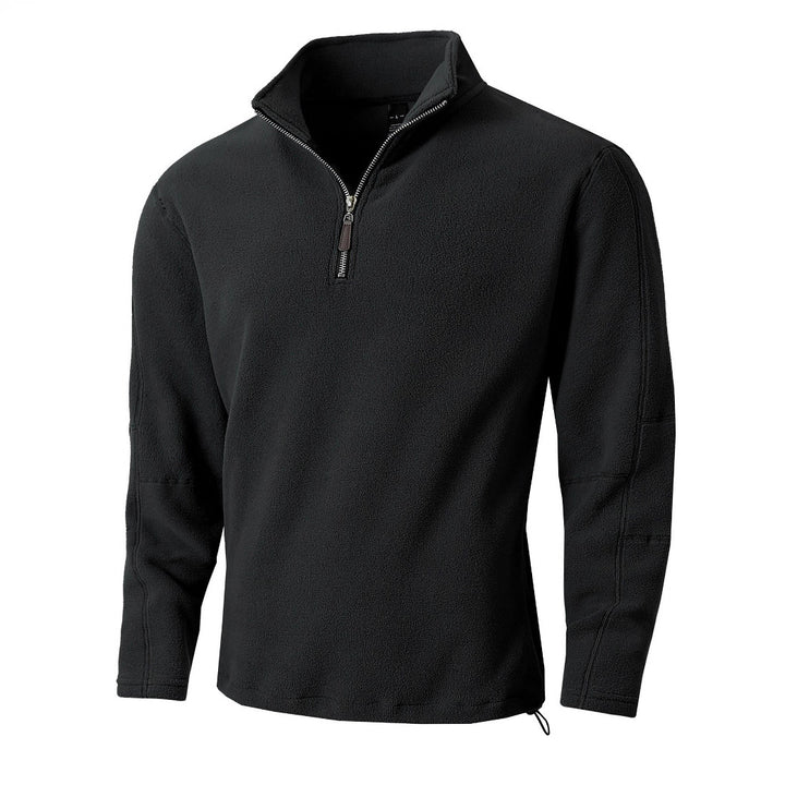 Herren Fleece-Pullover mit hoher Kragenverstellbarkeit und funktionalem Reißverschluss Echoarchiv