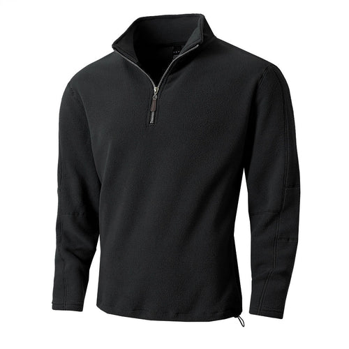 Herren Fleece-Pullover mit hoher Kragenverstellbarkeit und funktionalem Reißverschluss Echoarchiv