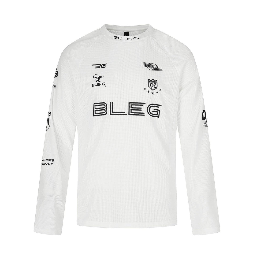 Unisex Leichtes Funktions-Langarmshirt mit Raglanärmeln und atmungsaktiver Waffelstruktur Echoarchiv