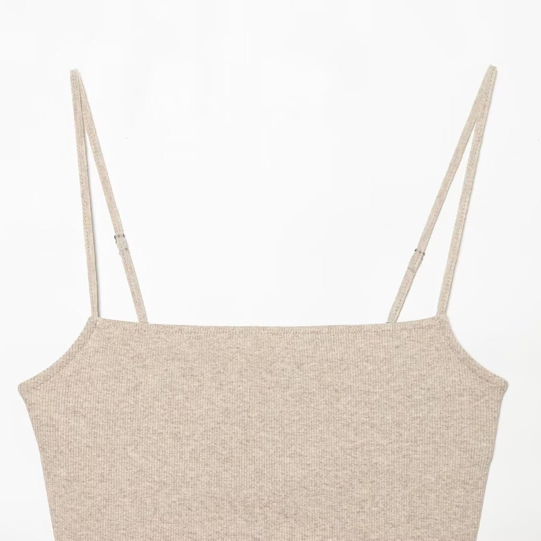 Damen Crop-Top mit funkelnden Pailletten und schmalen Trägern Echo Archiv