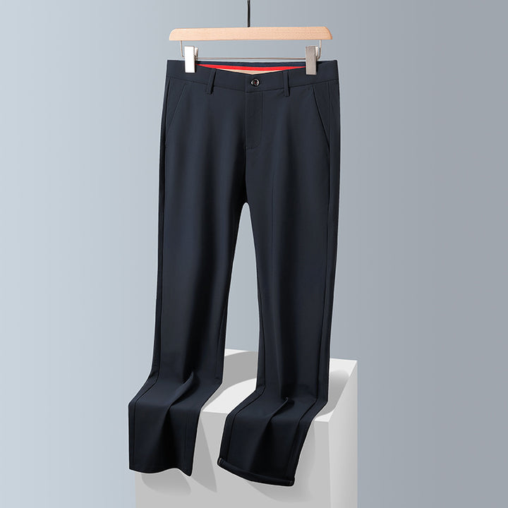 Herren stilvolle Business-Hose mit elastischem Bund und schmalem Schnitt Echoarchiv