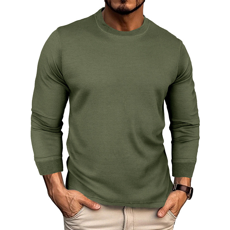 Herren Langarm T-Shirt mit strukturierter Oberfläche Echoarchiv