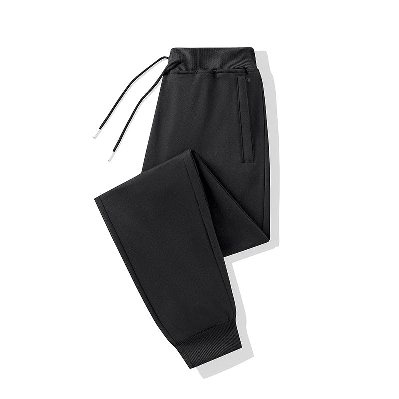 Herren Straight-Fit Jogginghosen mit elastischem Bund, Kordelzug und verdeckten Seitentaschen – Marzano