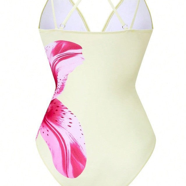 Damen Badeanzug mit elegantem Blumenprint Echo Archiv