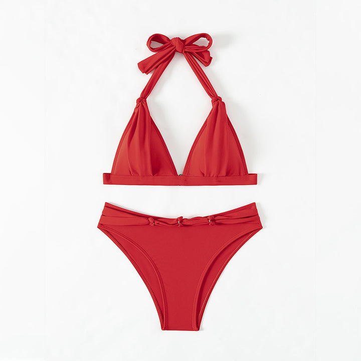 Damen Triangel-Bikini mit raffinierten Knotendetails Echo Archiv