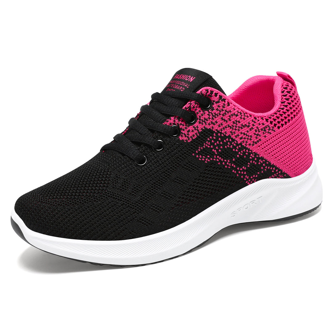 Damen nan nahtloser Strick-Fitnesssneaker mit ergonomischem Fersenhalt, flexibler Zehenkappe und reaktiver EVA-Dämpfung Echo Archiv
