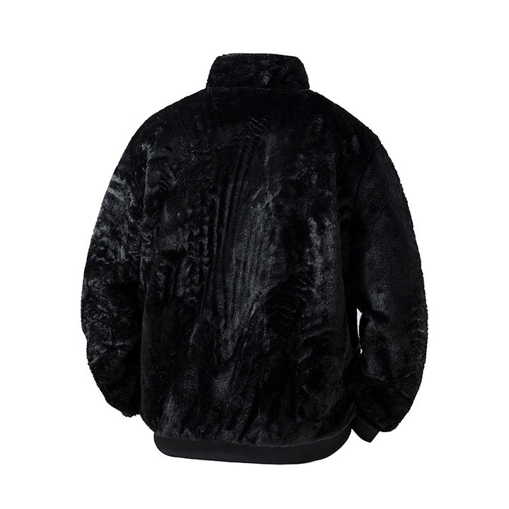 Herren Fleecejacke mit hohem Kragen und elastischem Bund Echo Archiv