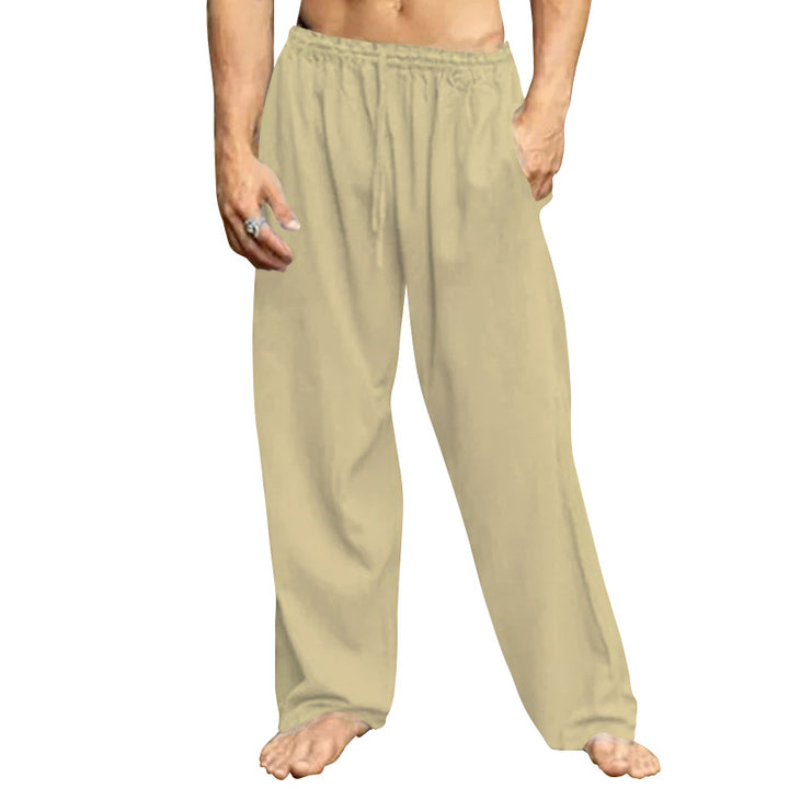 Herren bequeme Freizeit-Hose mit elastischem Bund und seitlichen Eingrifftaschen Echoarchiv