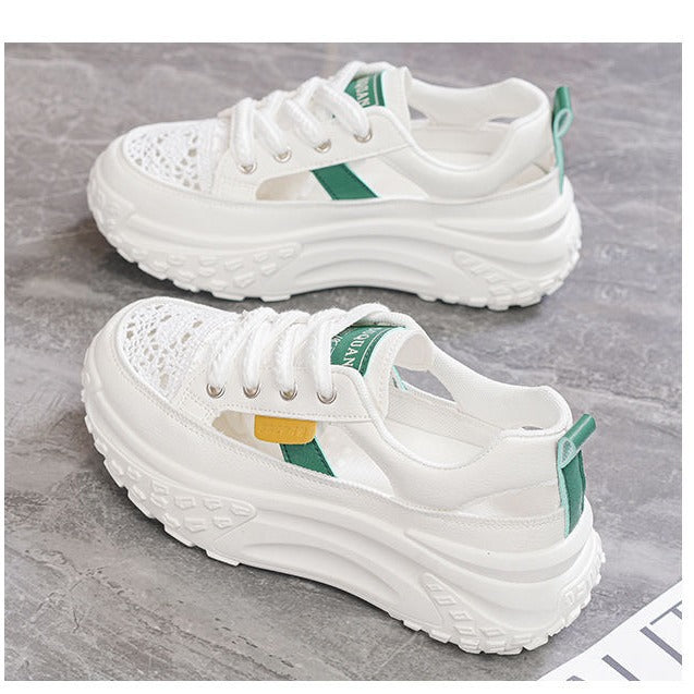 Damen Sportliche Sneaker mit luftiger Netzstruktur und extra hohem Komfort Echo Archiv