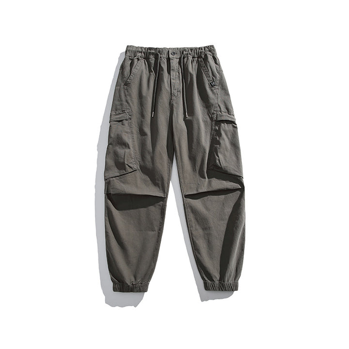 Herren Loose‑Fit Utility‑Cargohose mit Tunnelzugbund, Kniepaneelen und großen Klappentaschen Echo Archiv