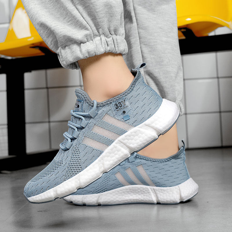 Herren Atmungsaktive Strick-Sneaker mit dämpfender Schaumsohle und Stretch-Fersenlasche Echoarchiv