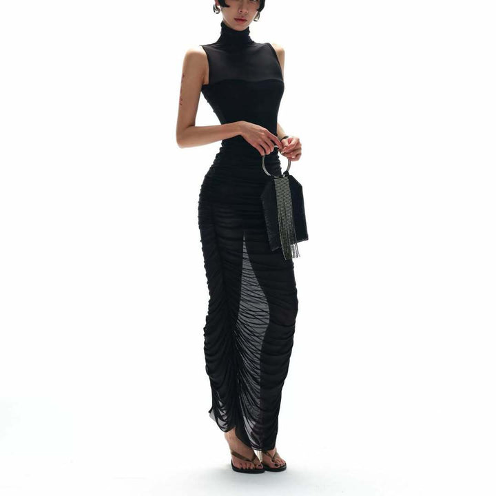 Damen Elegantes Abendkleid mit raffinierten Drapierungsdetails Echo Archiv