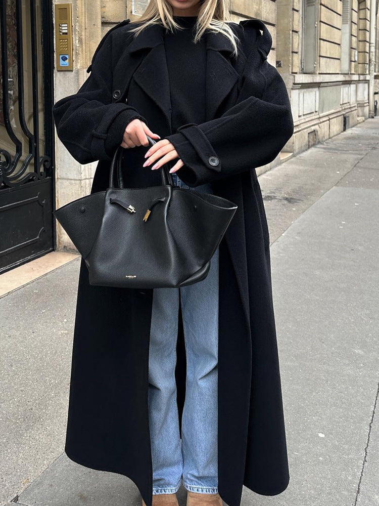 Damen oversized Wollmantel Echoarchiv