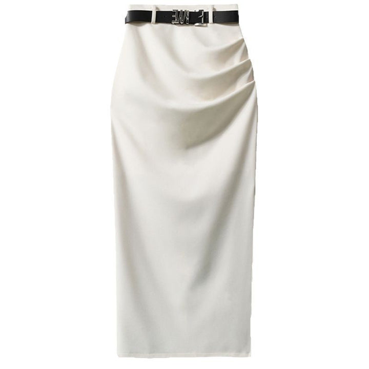 Damen Eleganter Wickelrock mit Taillengürtel Echoarchiv