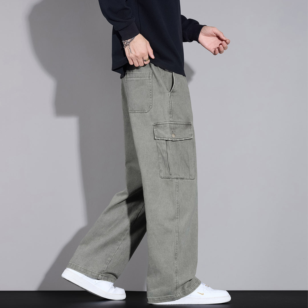 Herren Cargo-Hose im weiten Relaxed-Fit mit Tunnelzugbund und Mehrfachtaschen Echo Archiv