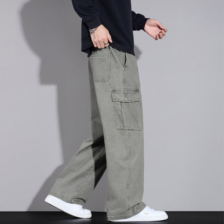 Herren Cargo-Hose im weiten Relaxed-Fit mit Tunnelzugbund und Mehrfachtaschen Echo Archiv