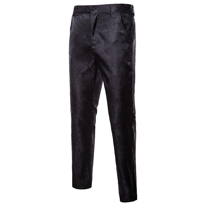 Herren elegante Paisley-Muster Hose Echoarchiv