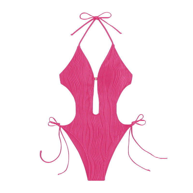 Damen Einteiliger Badeanzug mit raffiniertem Cut-Out-Design Echo Archiv
