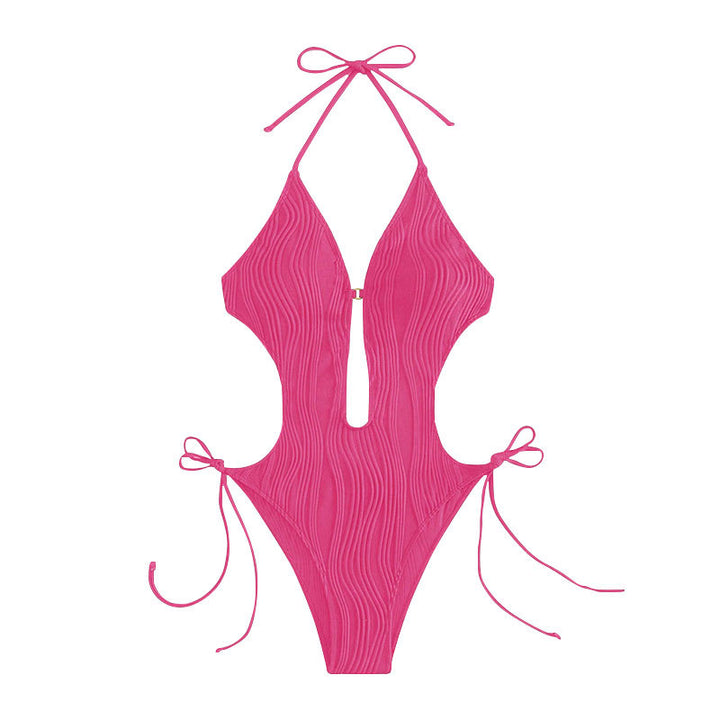 Damen Einteiliger Badeanzug mit raffiniertem Cut-Out-Design Echo Archiv