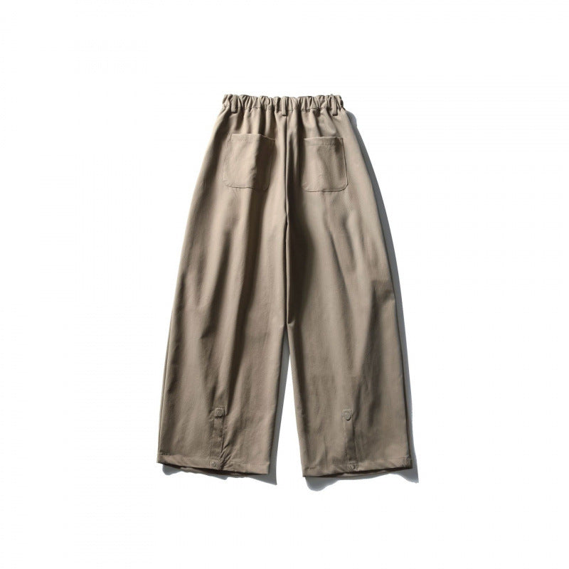 Damen Weite Culotte-Hose mit hoher Taille und elastischem Bund Echo Archiv