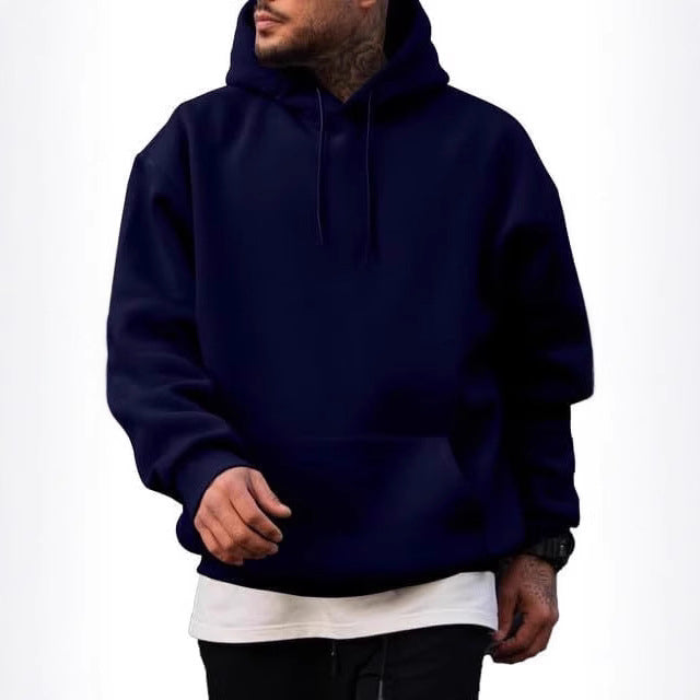 Herren Hoodie mit geräumiger Kapuze und Kängurutasche Echoarchiv