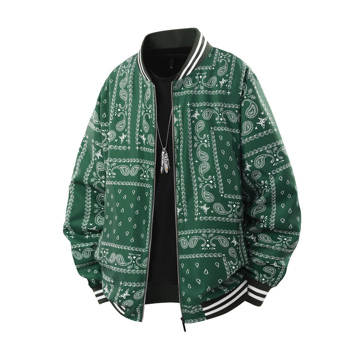 Herren Coole Bomberjacke mit Paisleymuster Echo Archiv
