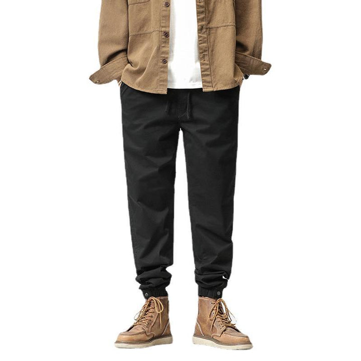 Herren Konisch geschnittene Utility-Joggerhose aus Baumwoll-Twill mit elastischem Bund und Kordelzug Echo Archiv