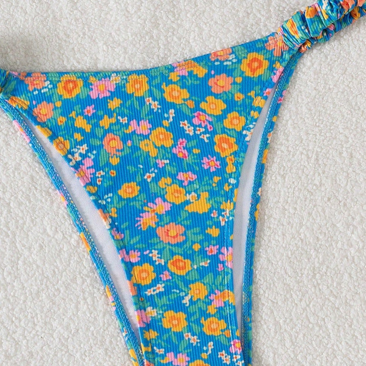 Damen Bandeau-Bikini mit viktorianischem Floralprint Echo Archiv