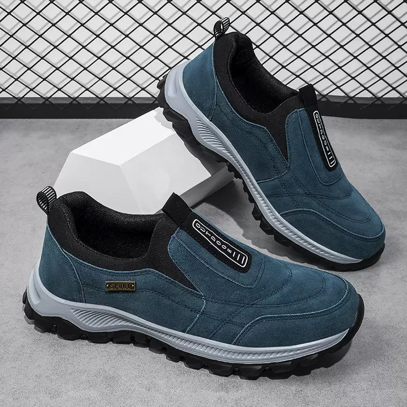 Herren  slip-on Freizeitsneaker mit Wildlederoptik, elastischem Einstieg und griffiger Profilsohle Echo Archiv