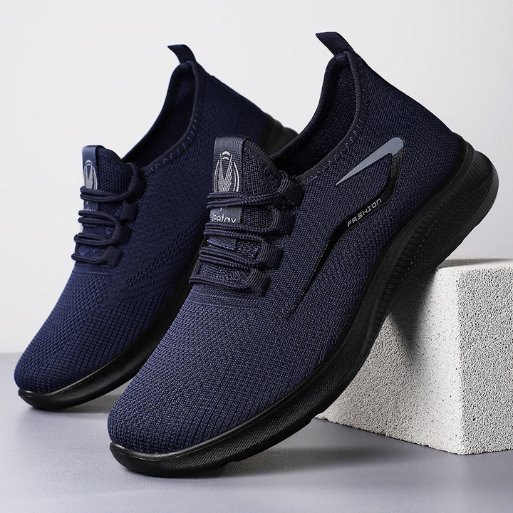 Herren nan atmungsaktive Strick-Sneaker mit sockenähnlichem Schaft und flexibler Komfortlaufsohle Echo Archiv